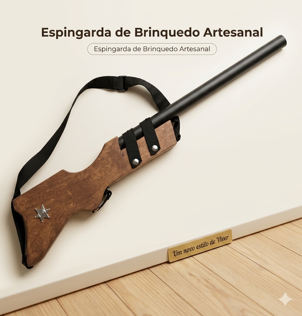 ESPINGARDA DE MADEIRA